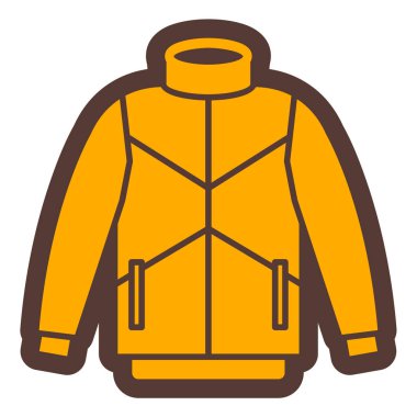 Ceket ikonu. vektör illüstrasyonu