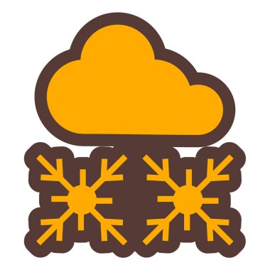 Hava durumu. Web simgesi basit illüstrasyon