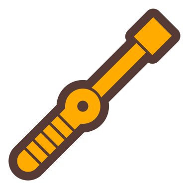 İngiliz anahtarı. Web simgesi basit illüstrasyon