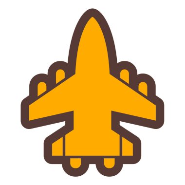 Uçak. Web simgesi basit illüstrasyon