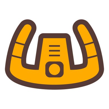 İnşaat işçisi ikonu. vektör illüstrasyonu