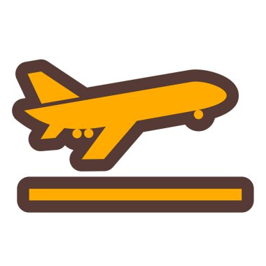 Uçak. Web simgesi basit illüstrasyon