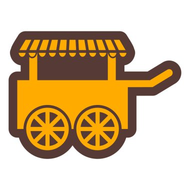 Alışveriş arabası. Basit tasarım