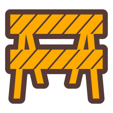 Uyarı işareti. Basit resimleme