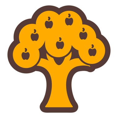 Balkabağım. Web simgesi basit illüstrasyon