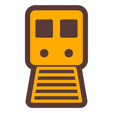 tren simgesi vektör illüstrasyonu