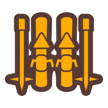 Çizgi film simgesinin vektör çizimi