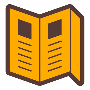 Kitap. Web simgesi basit illüstrasyon