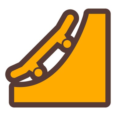 Makas. Web simgesi basit illüstrasyon