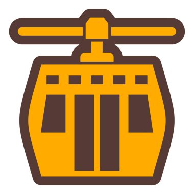 Havaalanı. Web simgesi basit tasarım