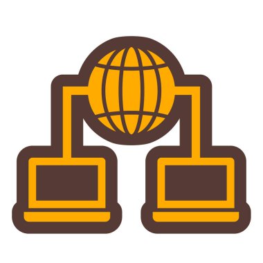 ağ paylaşım simgesi çizimi