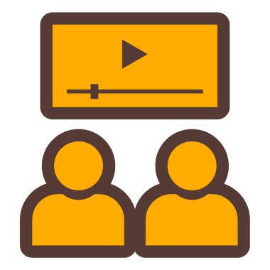 Video konferansı. Basit resimleme