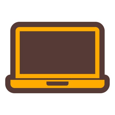 Bilgisayar. Web simgesi basit illüstrasyon