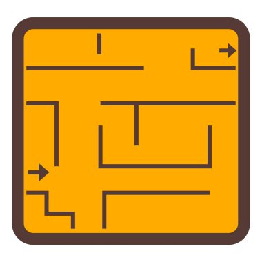 İnşaat. Web simgesi basit illüstrasyon