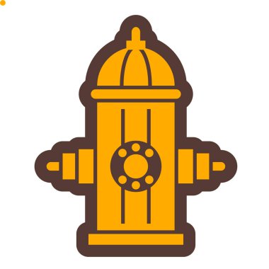 Yangın musluğu, vektör simgesi