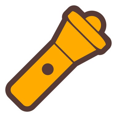 el feneri. Web simgesi basit illüstrasyon