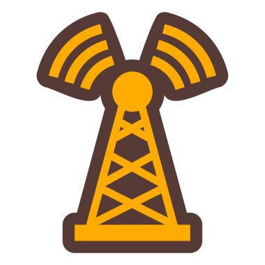 Yel değirmeni Web simgesi basit tasarım