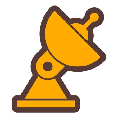 Uydu anteni. Basit resimleme