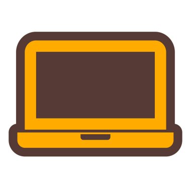 Bilgisayar. Web simgesi basit illüstrasyon