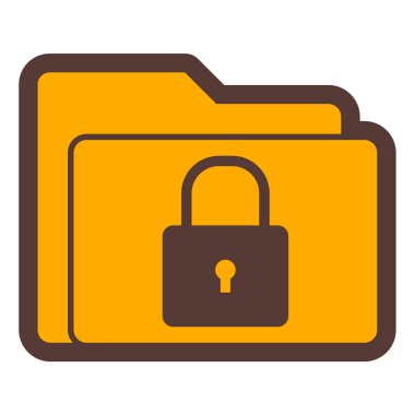 Güvenlik dosyası. Basit resimleme