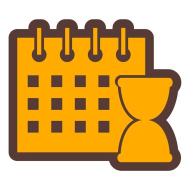 Takvim. Web simgesi basit tasarım