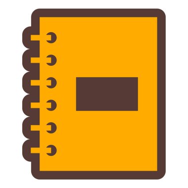 Not defteri. Web simgesi basit illüstrasyon