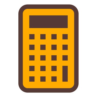 hesap makinesi simgesi vektör illüstrasyonu