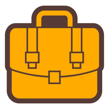 Çanta. Web simgesi basit illüstrasyon