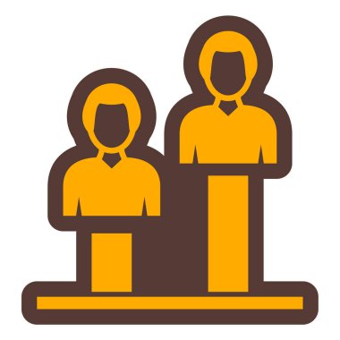 iş takımı simgesi vektör illüstrasyonu