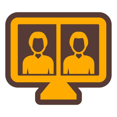 kullanıcı. Web simgesi basit illüstrasyon