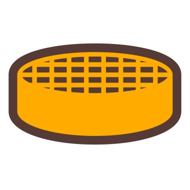 Ekmek. Web simgesi basit illüstrasyon