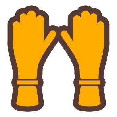 Bir kova simgesinin vektör illüstrasyonu