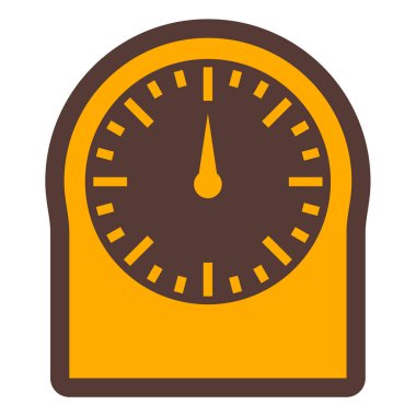 Saat. Web simgesi basit illüstrasyon