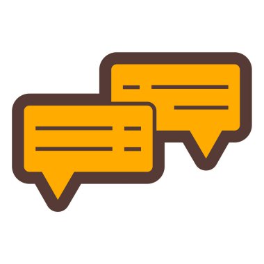 Sohbet mesajı. Web simgesi