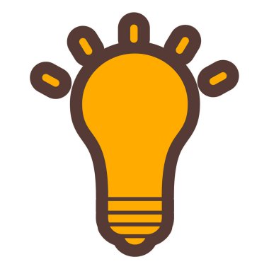 ampul simgesinin vektör tasarımı