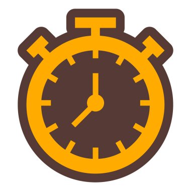 Kronometre simgesi vektör çizim şablonu