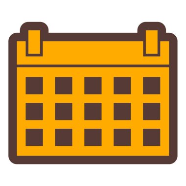 Takvim. Web simgesi basit tasarım