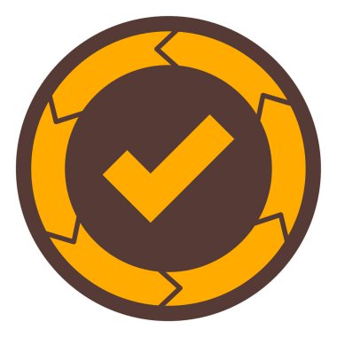 Basit grafik simgesi vektör illüstrasyonu