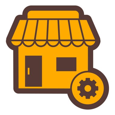 simge vektör illüstrasyonunu sakla