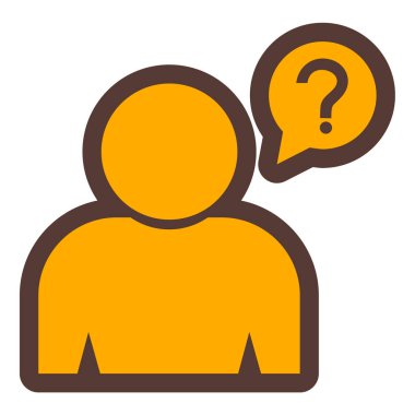 kullanıcı. Web simgesi basit illüstrasyon