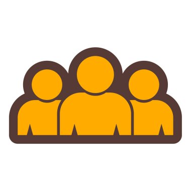 insanlar simge vektör illüstrasyonu