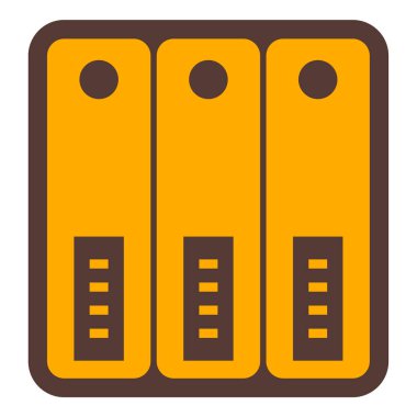 veritabanı. Web simgesi basit illüstrasyon