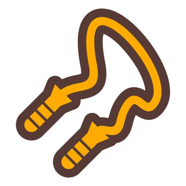 Yangın. Web simgesi basit illüstrasyon