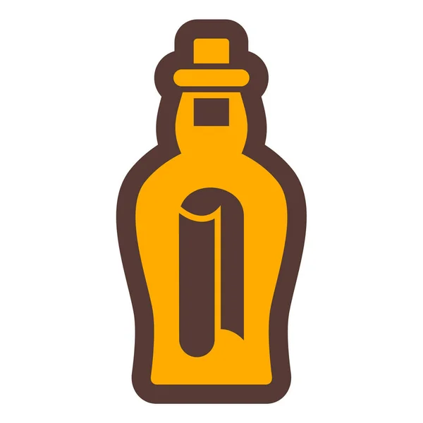 Bottle Icon Simple Illustration Drink Vector Icons Web - Stok Vektor