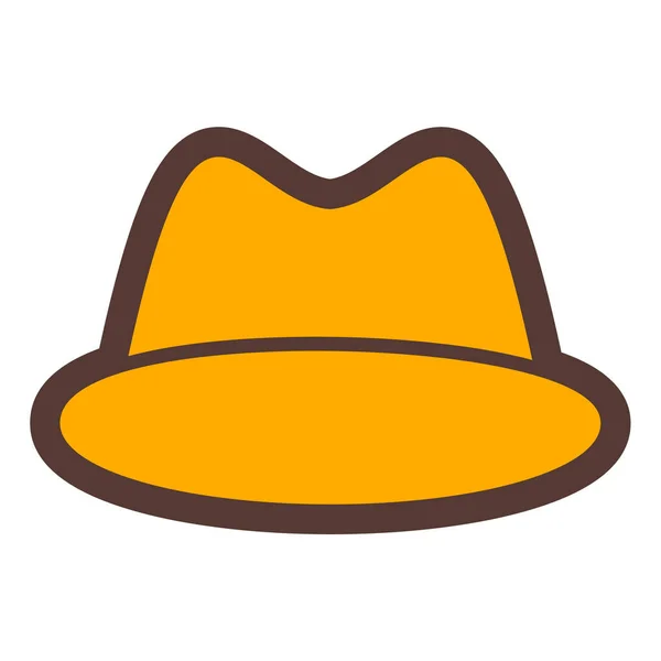 Шляпа Иконка Сайта — стоковый вектор