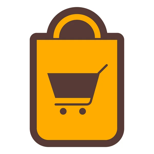 Shopping Cart Icon Vector Illustration — Stock Vector