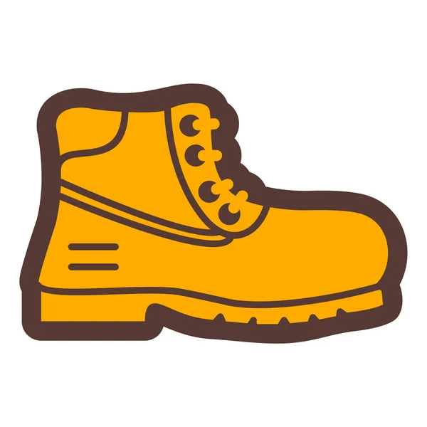 Zapato Icono Web Ilustración Simple — Vector de stock