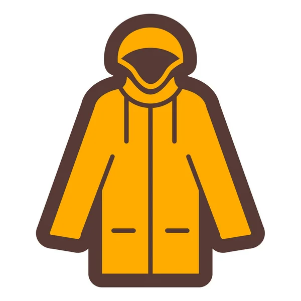 Jacket Web Icon Simple Illustration — Stock Vector