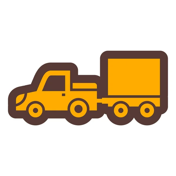 Truck Icon Simple Illustration Cargo Car Vector Icons Web — стоковый вектор