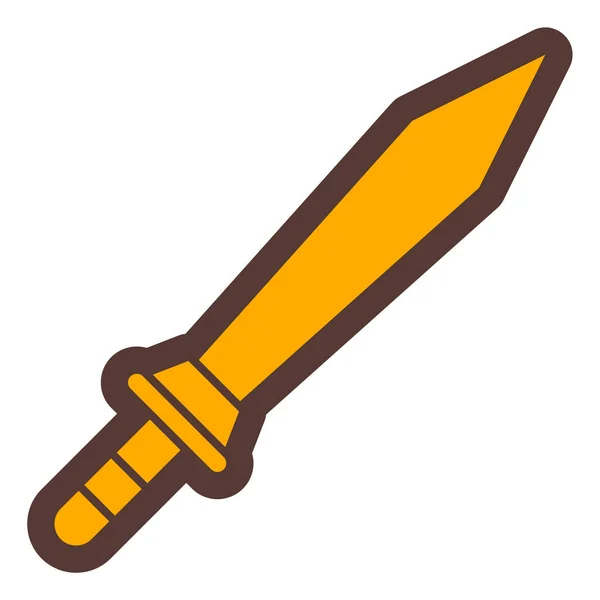 Sword Web Icon Simple Illustration — Stock Vector